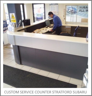Custom Service Counter